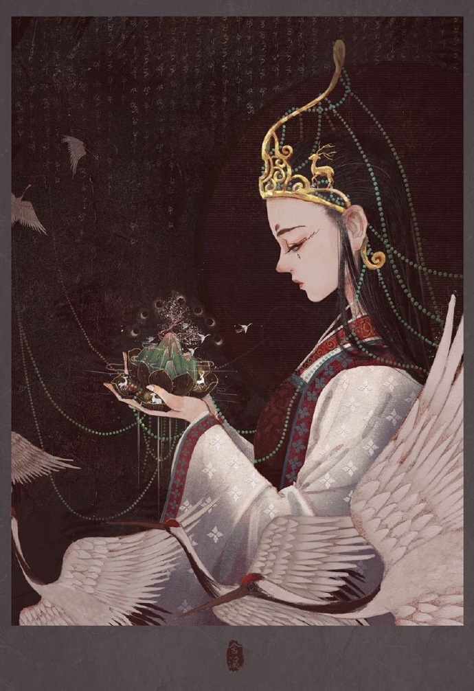 沉浮世界,静择一片清宁,绘心,绘梦,绘境|舍溪的插画