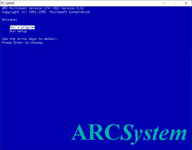 QEMU安装WINDOWSNT4.0MIPS版本