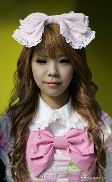 洛丽塔Lolita蝴蝶结，附详细教程，只看“lo娘”服饰，别看相貌哈
