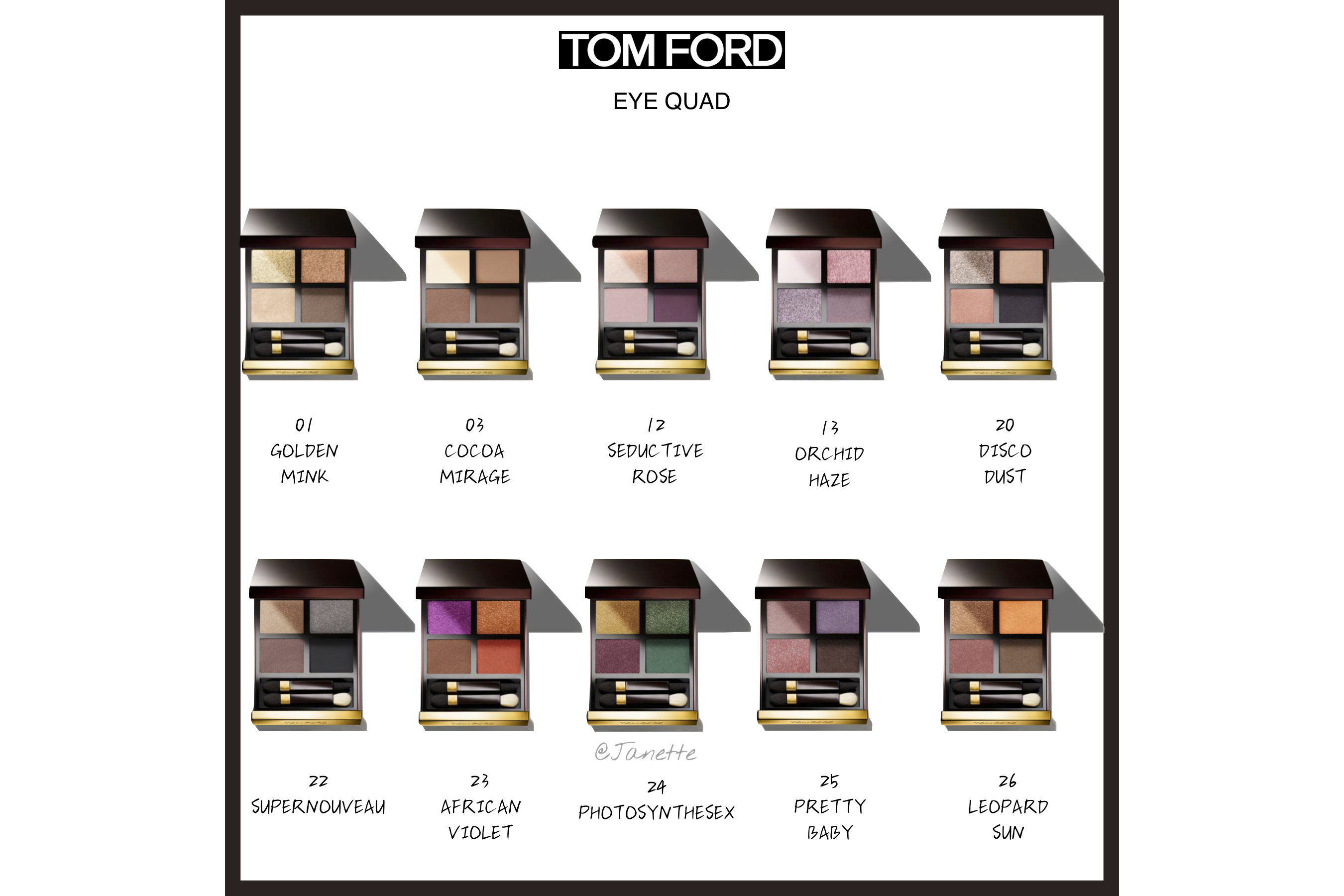 汤姆福特4色眼影盘价格,汤姆福特眼影什么档次