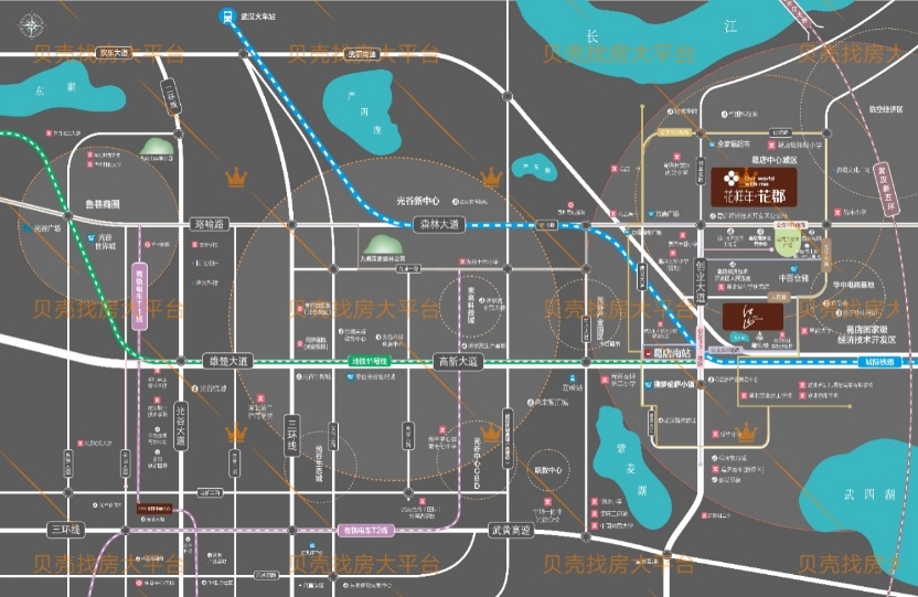 葛店金地中梁棠境效果图,葛店南站金地的房价