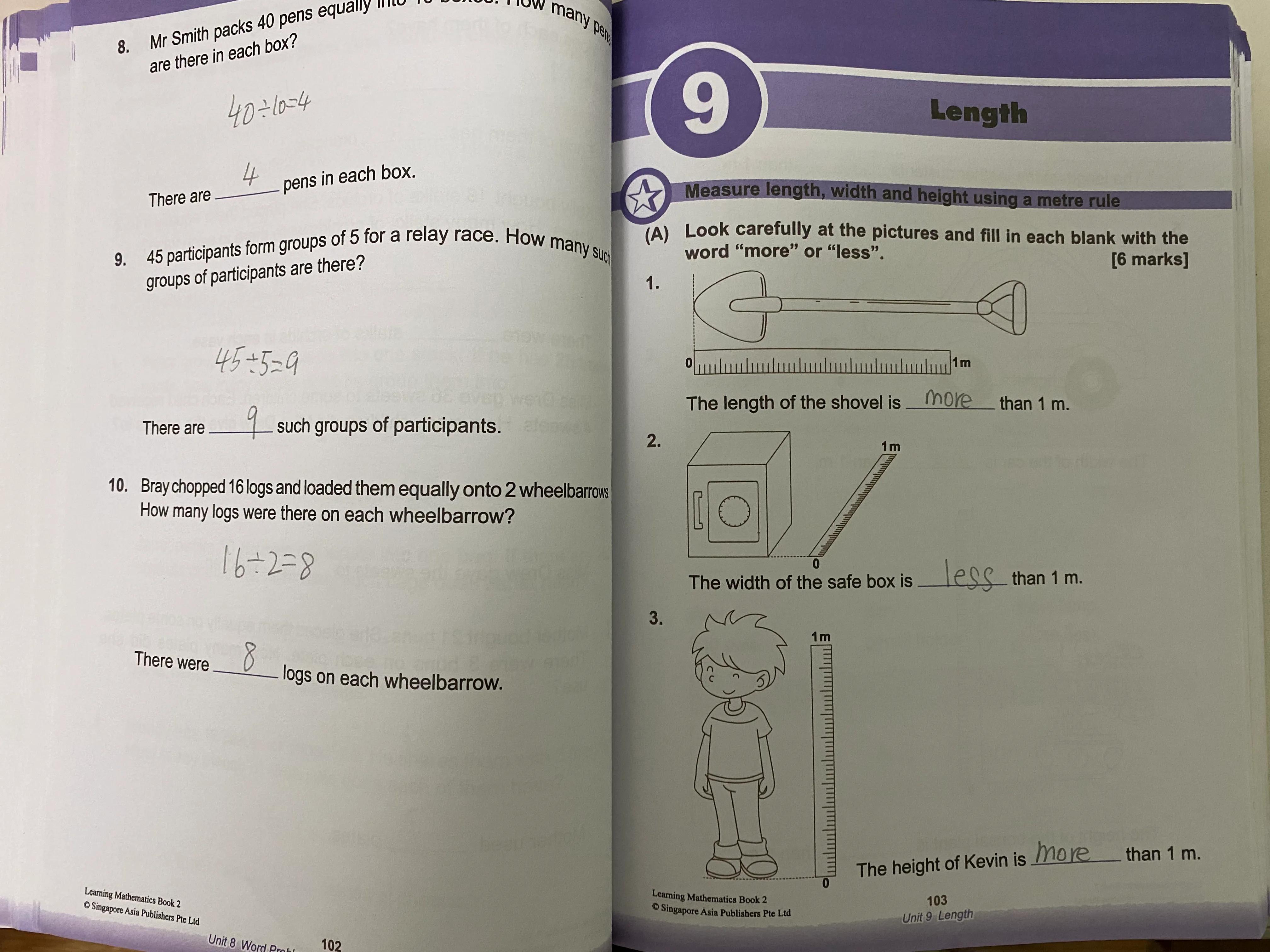 新加坡数学练习册,新加坡幼儿园数学原版练习册