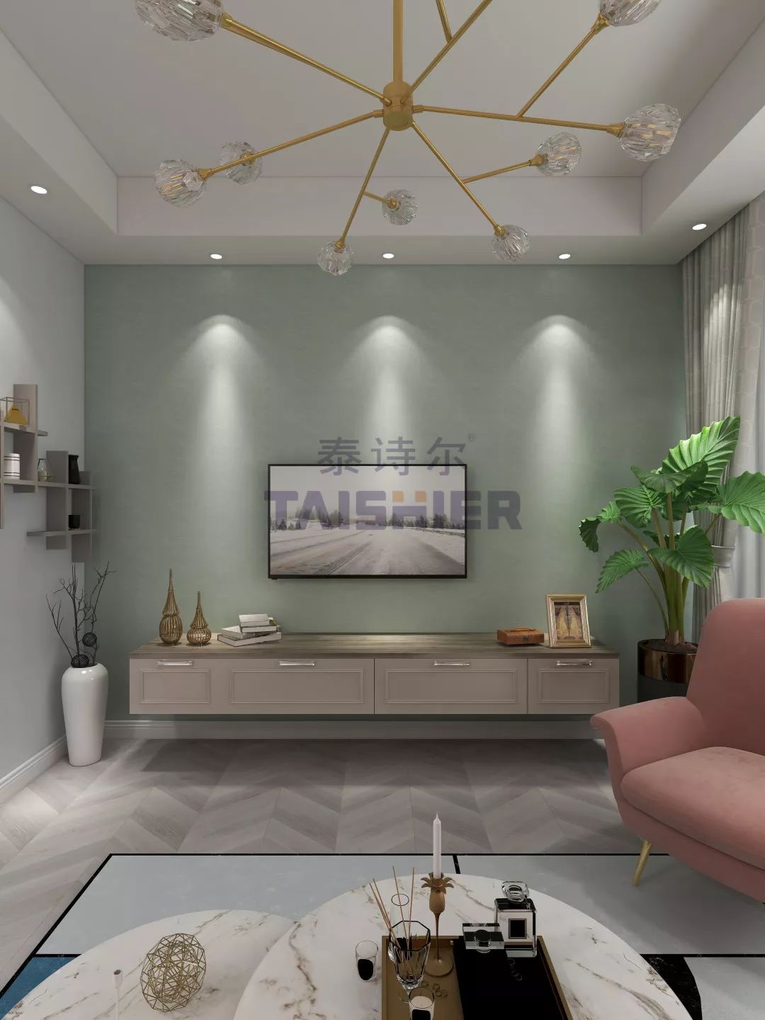 福州阳光城翡丽湾72平装修效果图,阳光城翡丽湾74平户型图