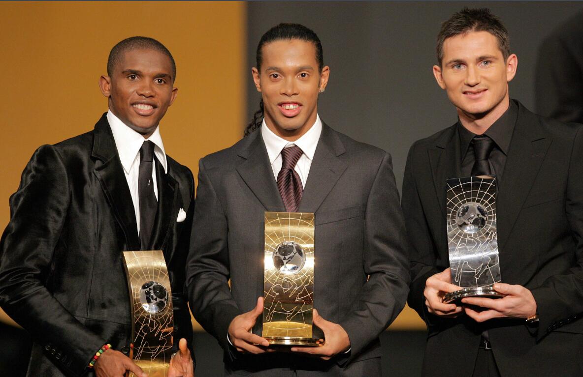 小罗世界足球先生,小罗第二次加冕足球先生