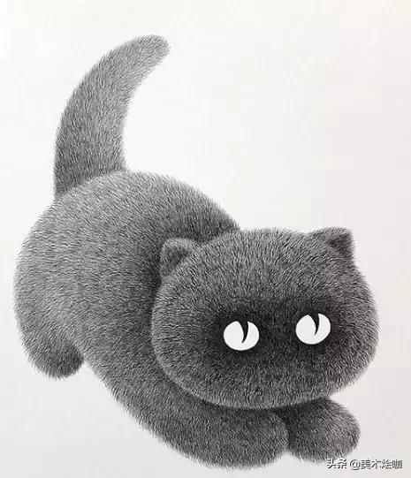 他用一支5块钱的针管笔“撸猫”，17万网友直呼：这猫要活了