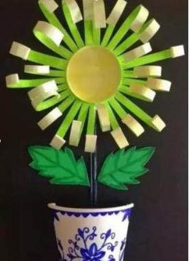 大型纸杯手工作品,小小纸杯手工作品