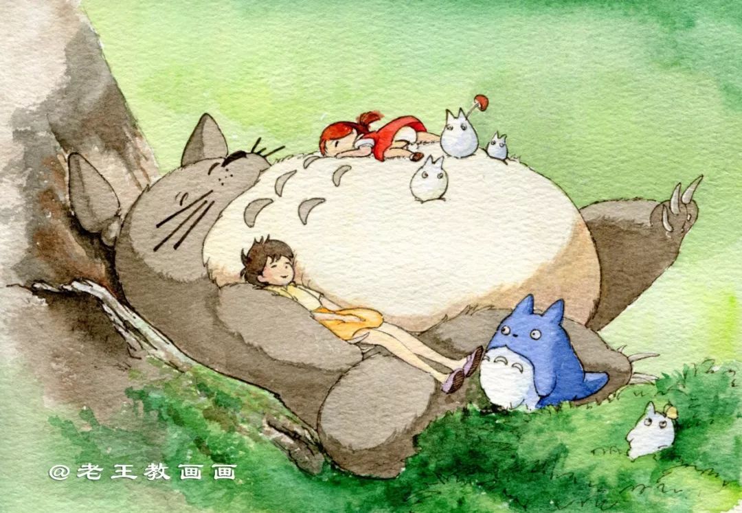 龙猫宫崎骏参考真实龙猫吗,宫崎骏龙猫画画作品