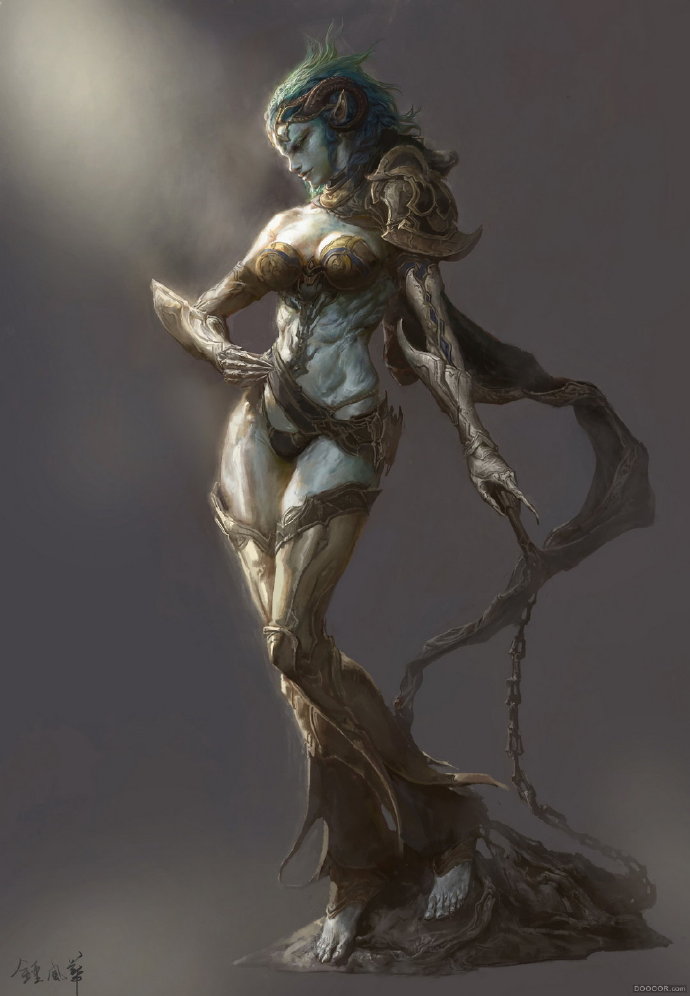 游戏插画绘画全过程,游戏插画师优秀作品集