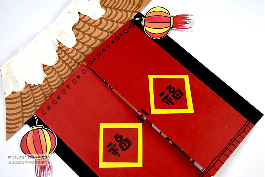 人物新年主题画儿童画,新年主题画儿童画简单