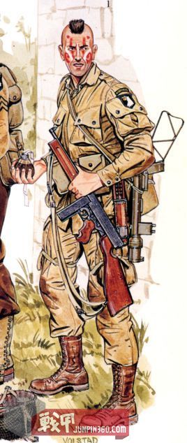 二战美军17空降师,二战美国空降师各师标志