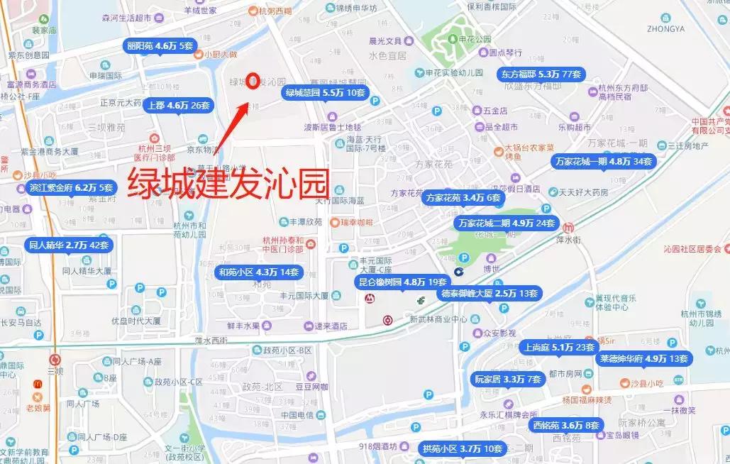 申花中央顶级豪宅区,杭州申花超级豪宅