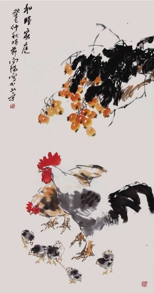 写意画鸡的正确方法,写意鸡的基本方法