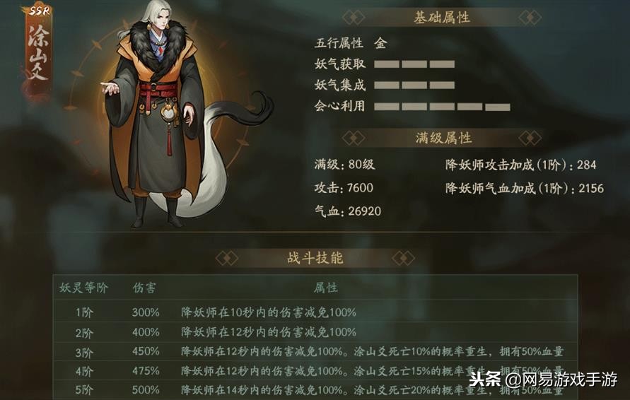 神都夜行录封妖阵容,神都夜行录妖灵阵容