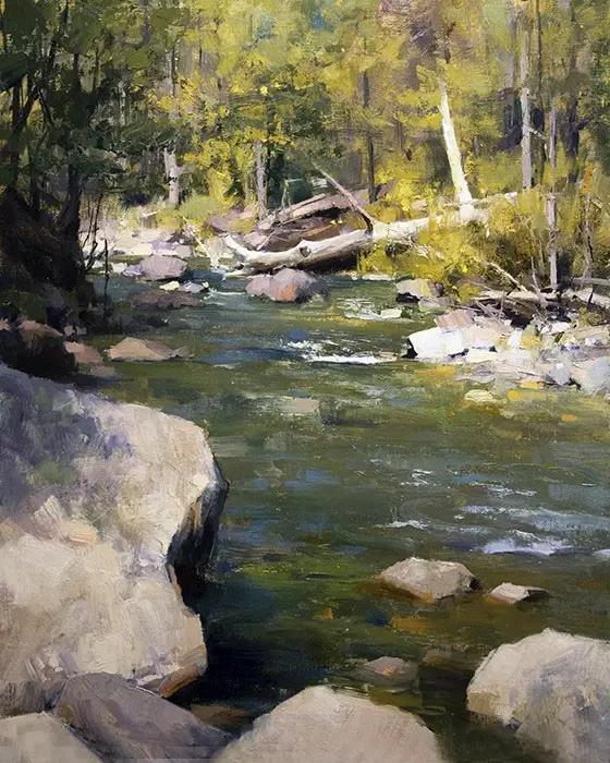 中俄友好美术作品,俄罗斯画家的油画艺术美到极致