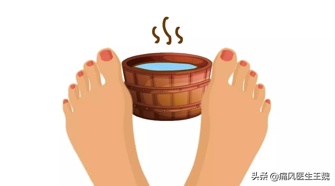每天都用热水泡脚对痛风有好处吗,痛风用艾叶姜花椒泡脚有什么功效