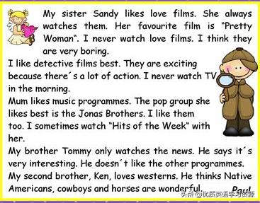 英语原版阅读:KidsandtheirfavouriteTVprogrammes