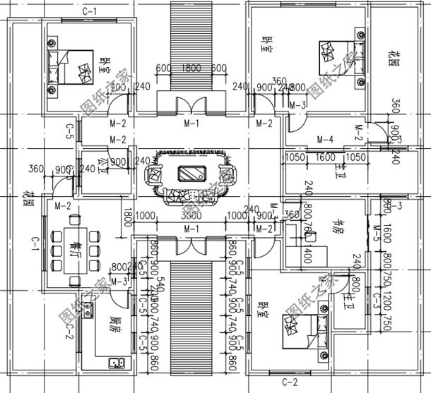 1层农村自建房推荐户型,北方农村自建房一层户型图