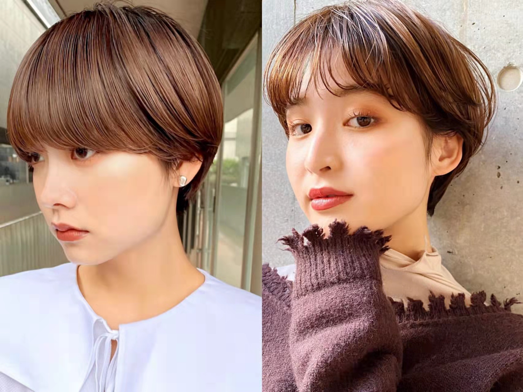 适合大脸的短发造型显小最新款,这4款短发减龄又气质轻松显高
