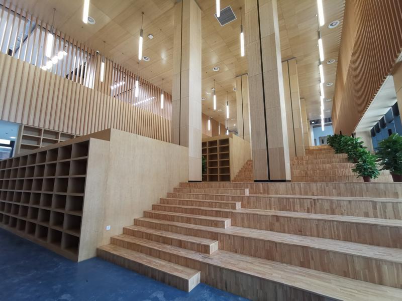 开学首日｜自带“观景台”的“河道餐厅”……深中泥岗校区给人惊喜不断