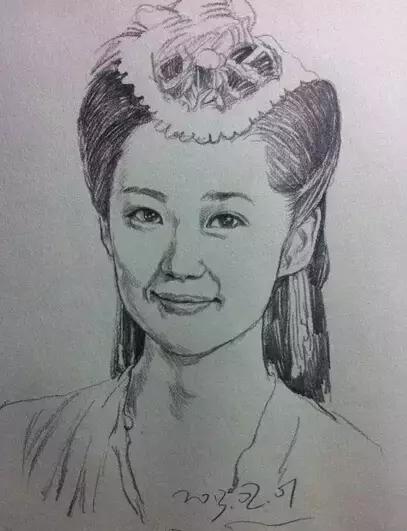 速写看一眼画一笔,用速写的方法画肖像画