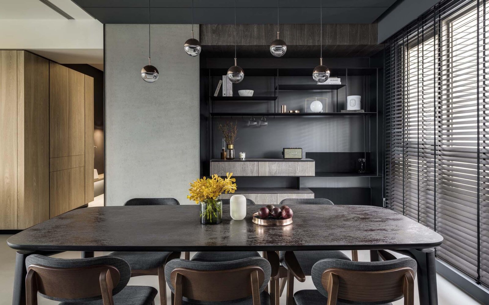 三房一厅的全屋定制柜子设计风格,三室两卫装修柜子效果图现代简约