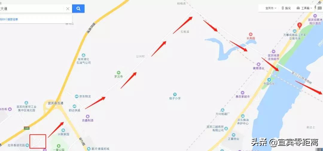 宜宾城区最新交通规划图,双向8车道还会继续扩建么