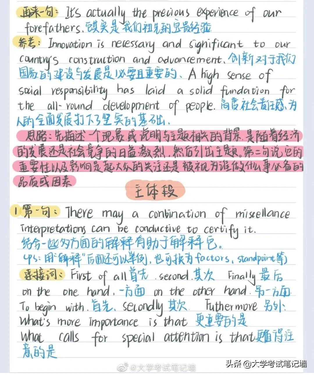 英语四六级作文万能套用,最新英语四六级作文万能模板