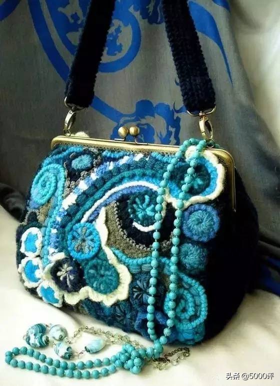 爱尔兰钩花包包,爱尔兰钩花包包图解