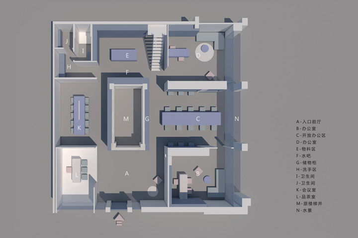 拯救城市遗忘的角落Between之间设计龙岩办公设计欣赏