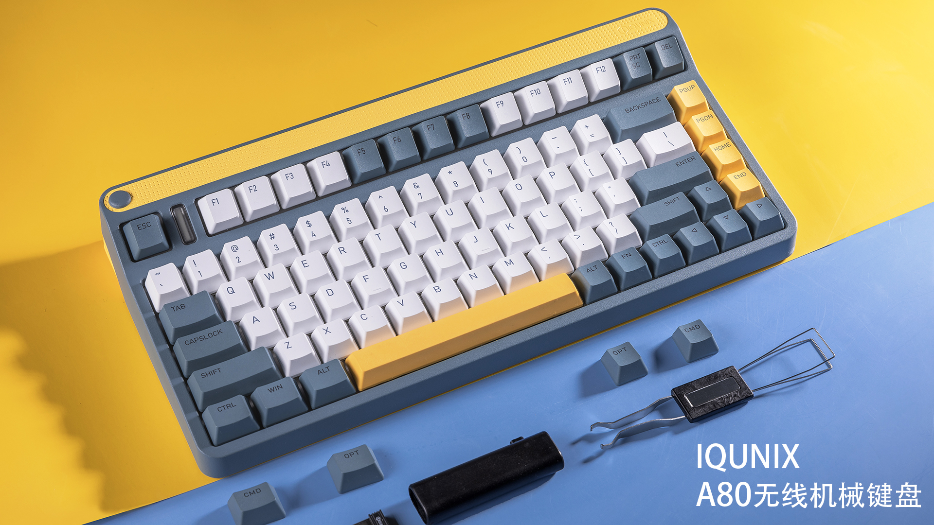 iqunixa80机械键盘拆解测评,iqa80键盘