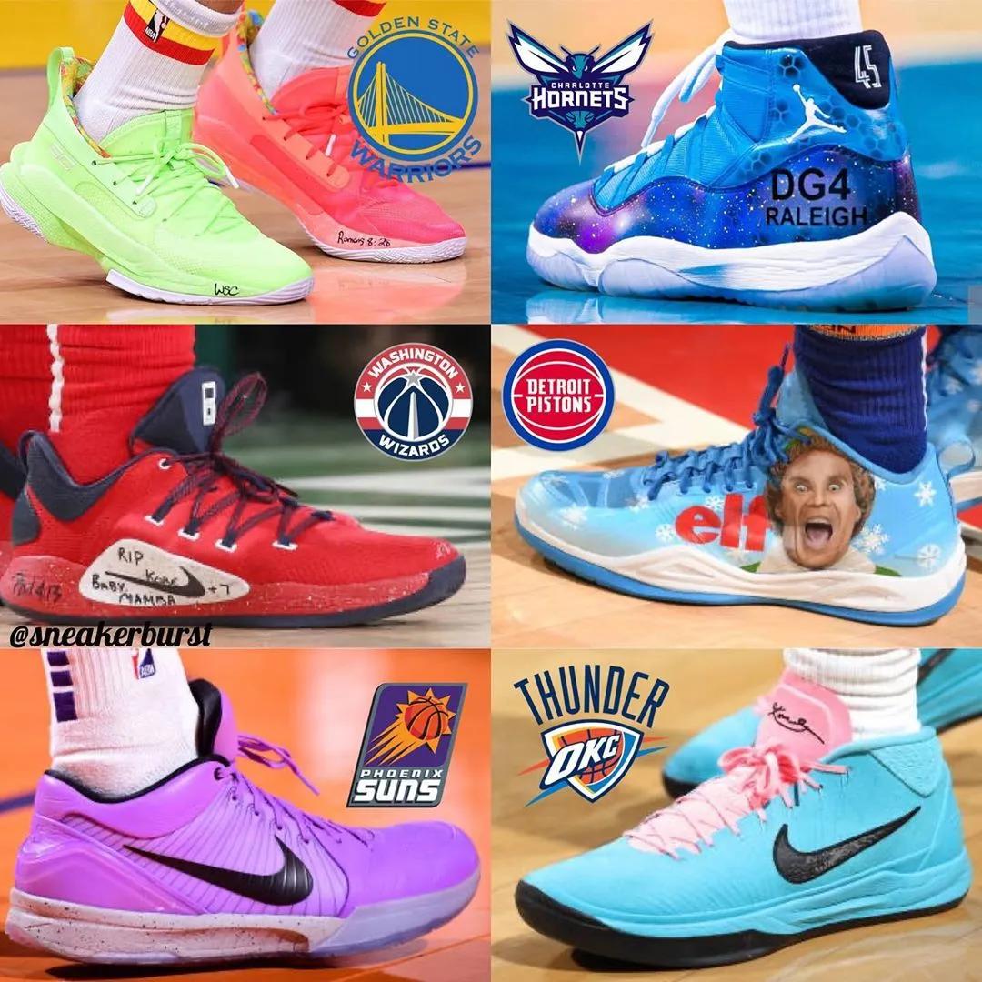 nba球星球鞋每日上脚adidas,今日nba球星上脚球鞋一览2019