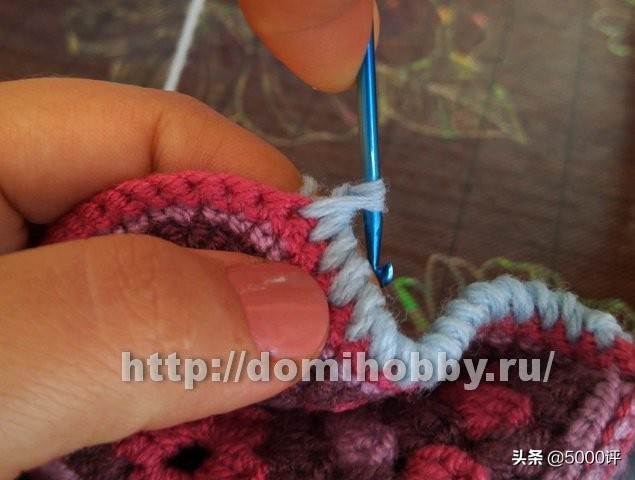 双边钩法教程,倒钩帽边怎么钩