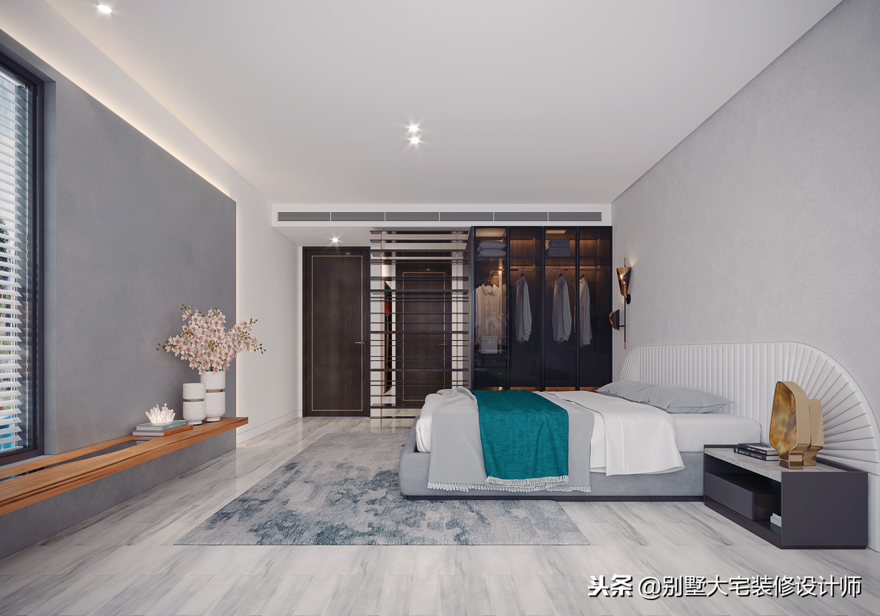 万科经典复式装修效果图,现代别墅装修万科