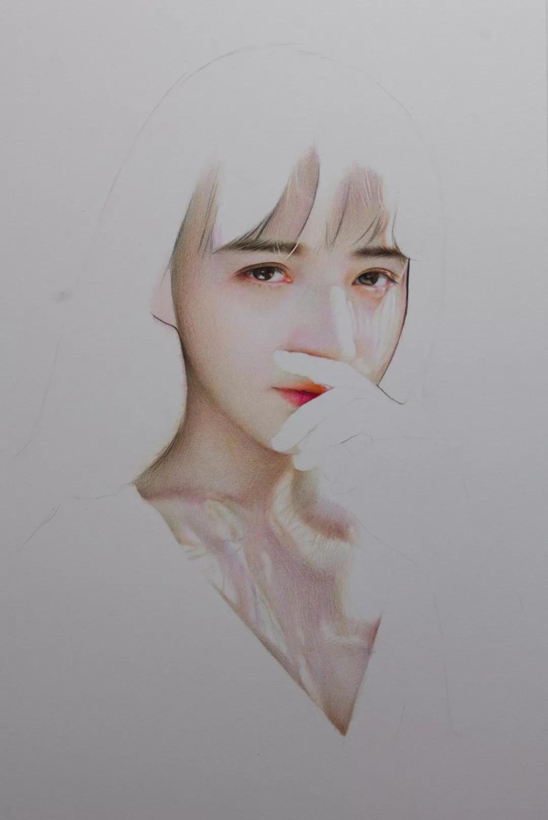 彩铅人物女孩教程视频,用彩铅画动漫人物天使恶魔