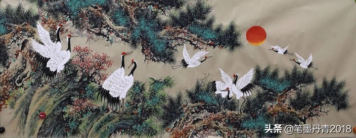 传统国画十大境界,传统狮子滚球国画