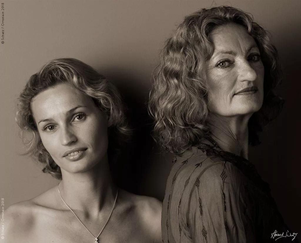 模特们啊~~妈妈的基因太强大，据说“女儿会偷走麻麻的美丽？