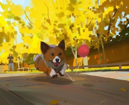 阳光彩虹小插画,阳光下玩耍插画