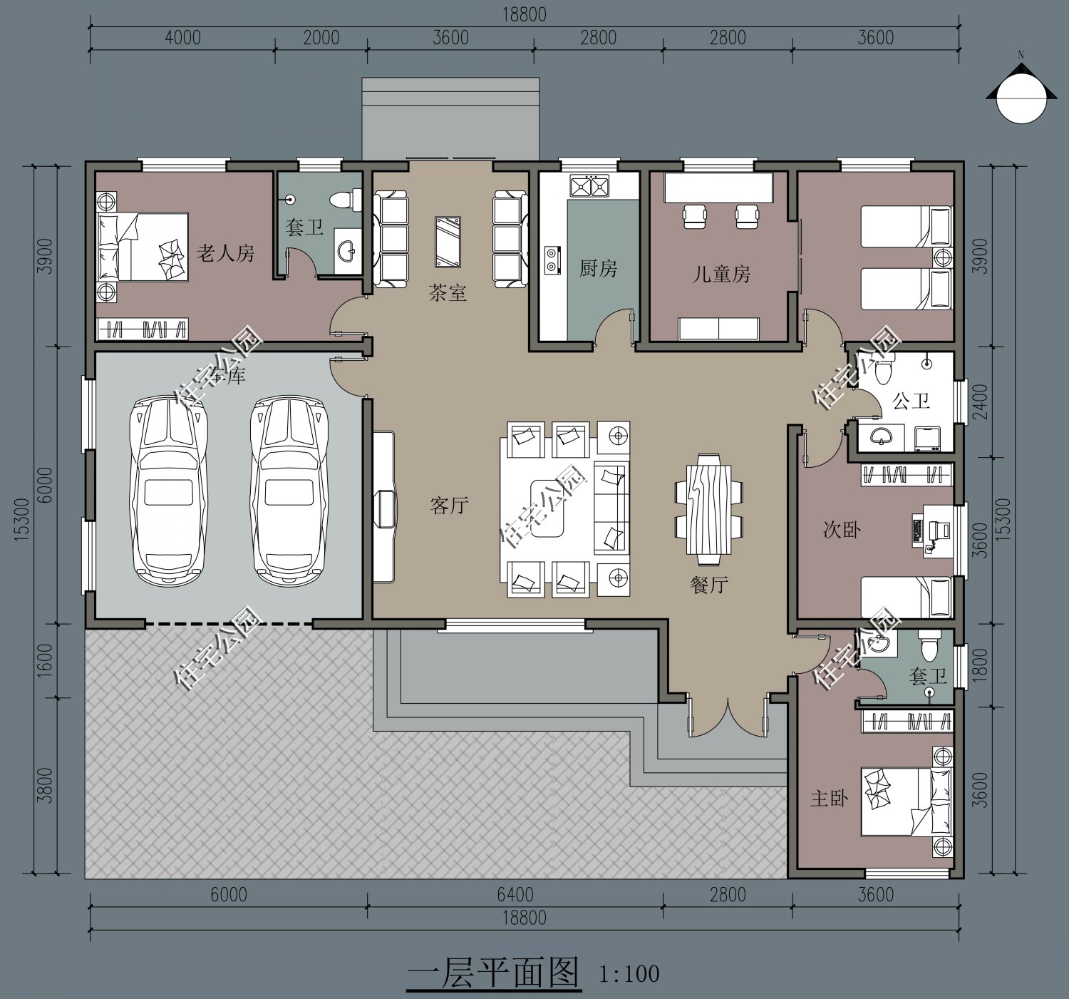 农村建一层房子图纸,农村建房哪种图纸最好