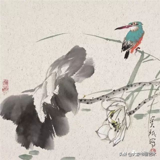 贾宝珉写意花鸟画谱山石篇,贾宝珉花鸟画稿精选图文