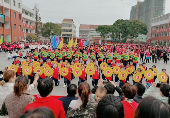 花桥镇花桥小学运动会开幕式,武穴市花桥中学运动会