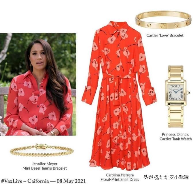 梅根和凯特同框出席活动,梅根穿红裙闪耀红毯