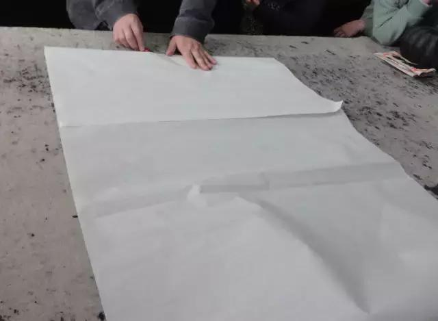 书法对联折纸方法图解,四个字书法折纸方法