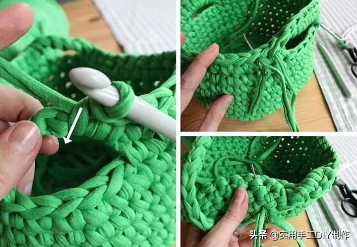 手工用绳子编织篮子简单又好看,怎样手工编篮子