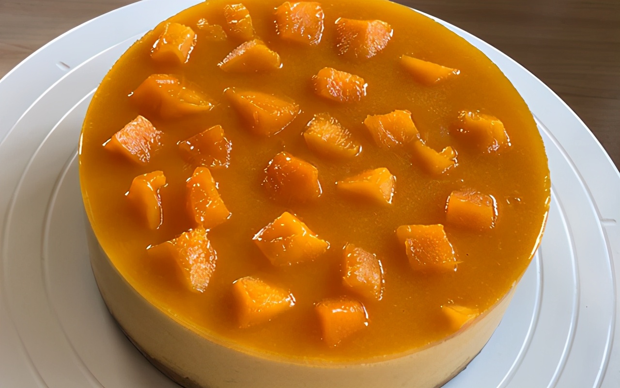 烤箱芒果慕斯蛋糕,芒果慕斯蛋糕8寸配方150克奥利奥