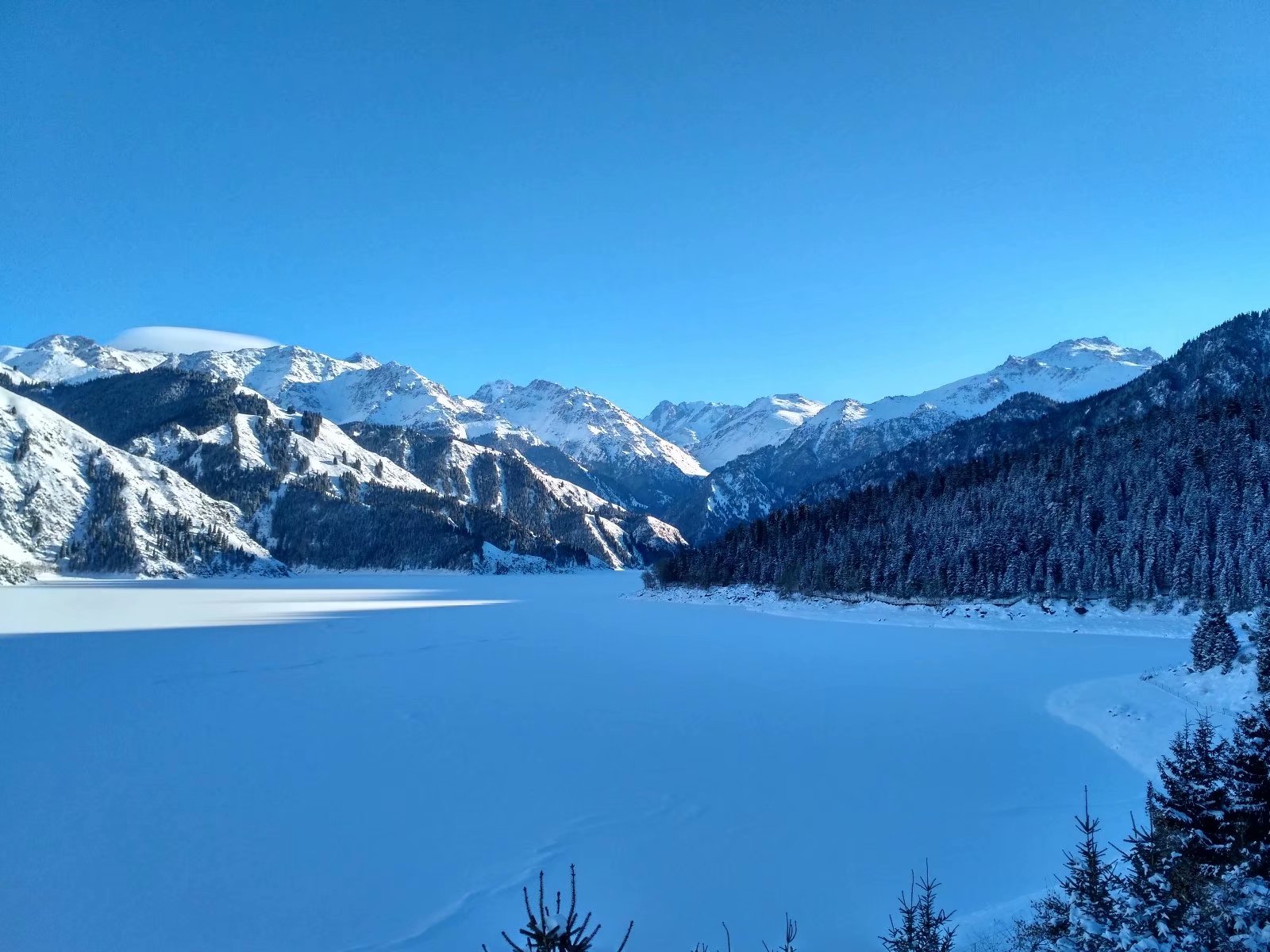 去长白山天池哪个景区最好,新疆天山天池和长白山天池
