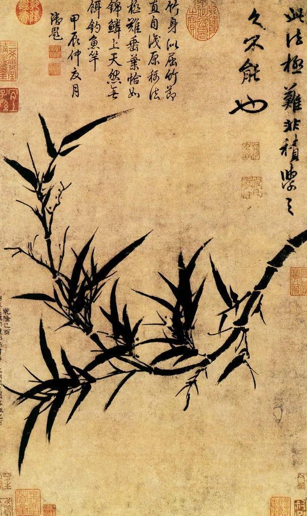 画竹子最好的是郑板桥吗,郑板桥十大竹子画