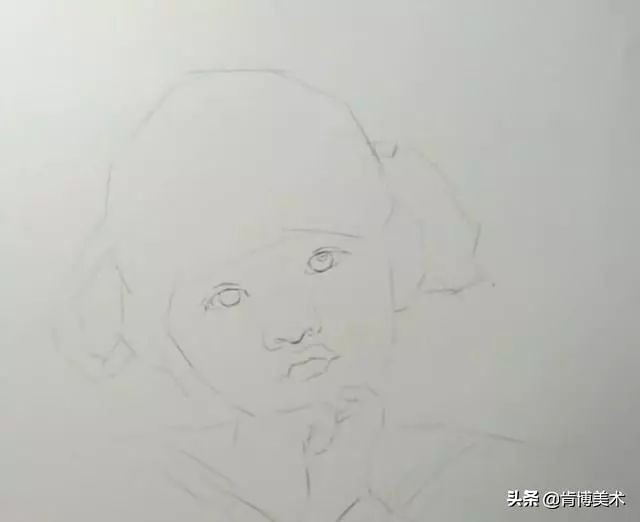 素描纸笔擦拭方法,素描人像怎么画教程