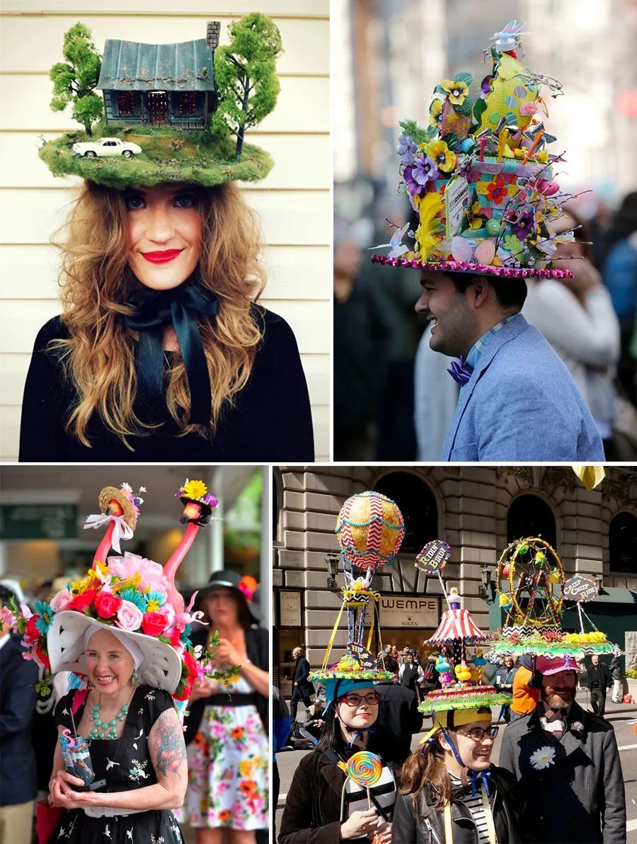 儿童创意画漂亮的帽子,方形帽子怎么画儿童画