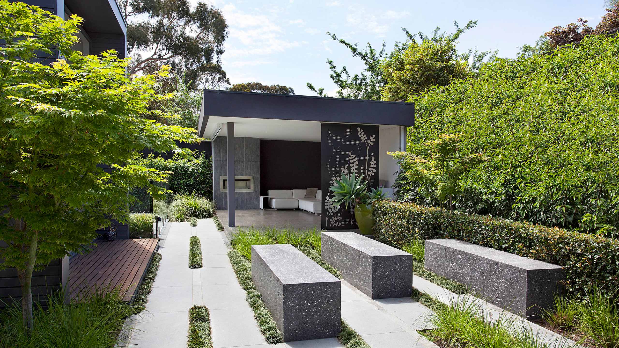 花园凉亭设计带鱼池多少钱,简单凉亭户外庭院遮风挡雨