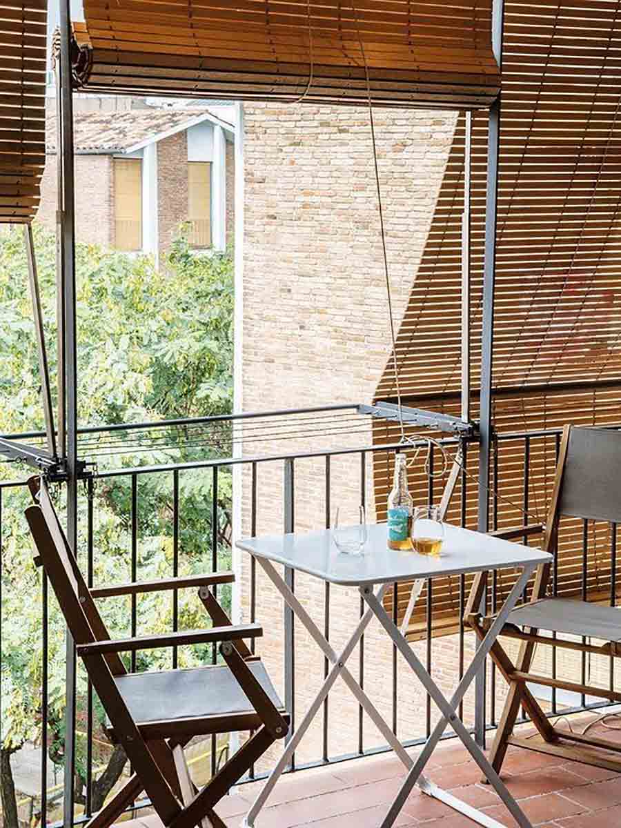 日式小型阳台晾衣,阳台晾衣简单又实用